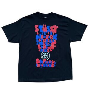 XL Stussy 2006 x James Reas World Tour Tee